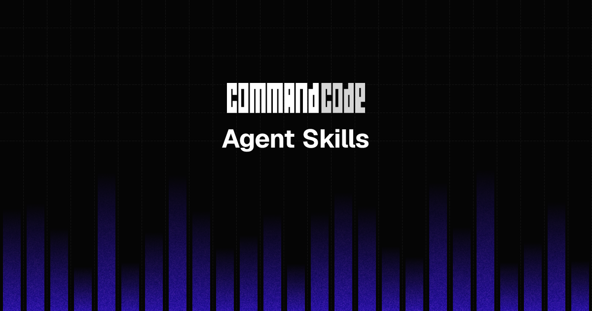 Agent Skills | Command Code - Command Code Docs