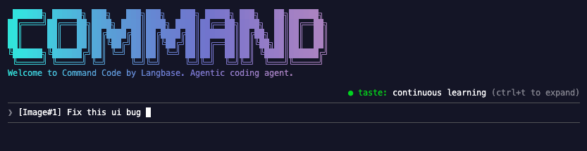 Drag image into terminal